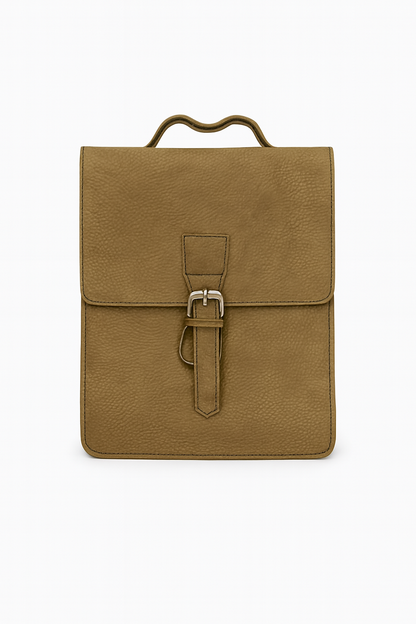 Premium Tan Leather Handcrafted Messenger Bag