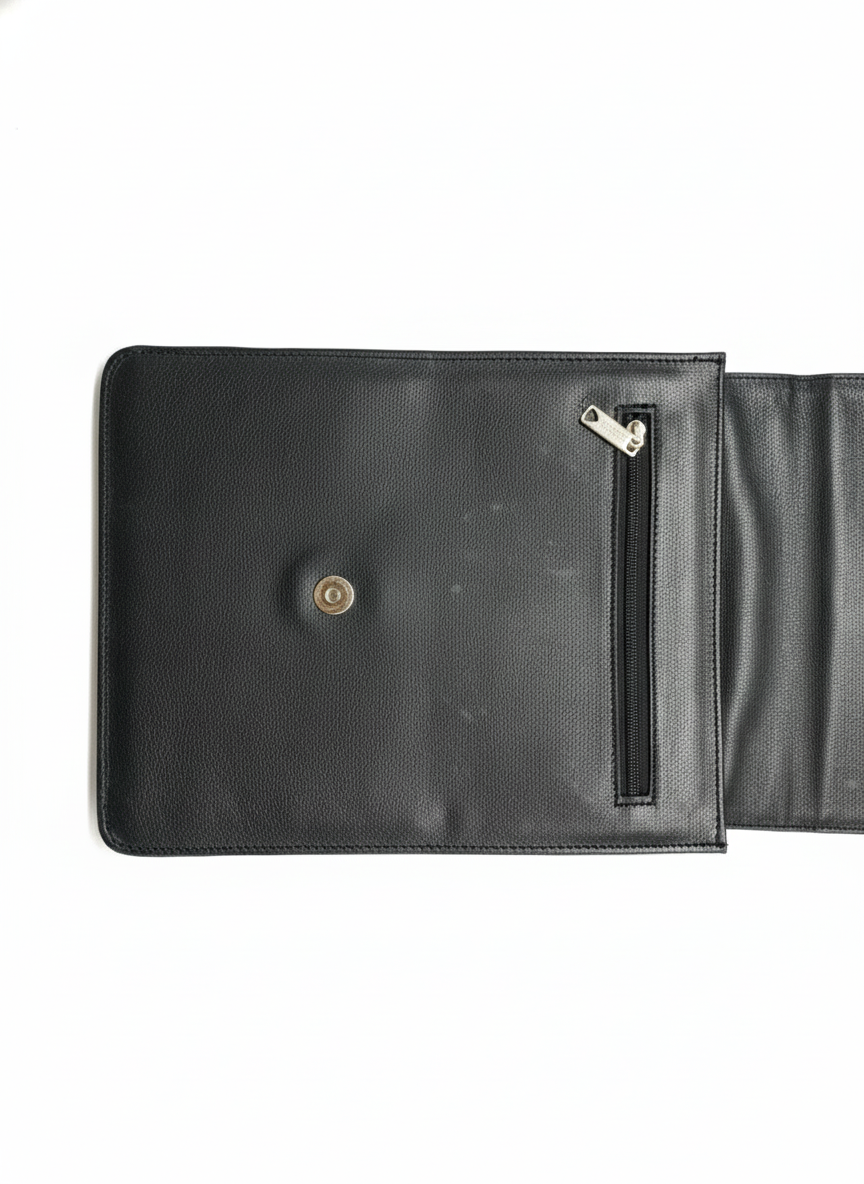 Premium Black Genuine Leather Office Handbag / Portfolio Bag