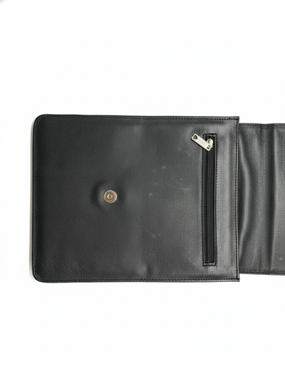 Premium Black Genuine Leather Office Handbag / Portfolio Bag