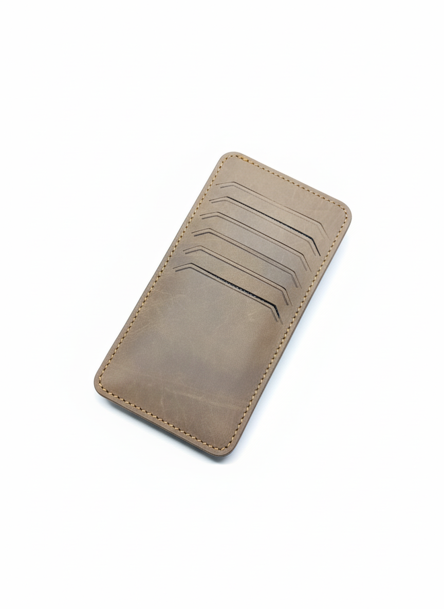 Leather Long Card Holder