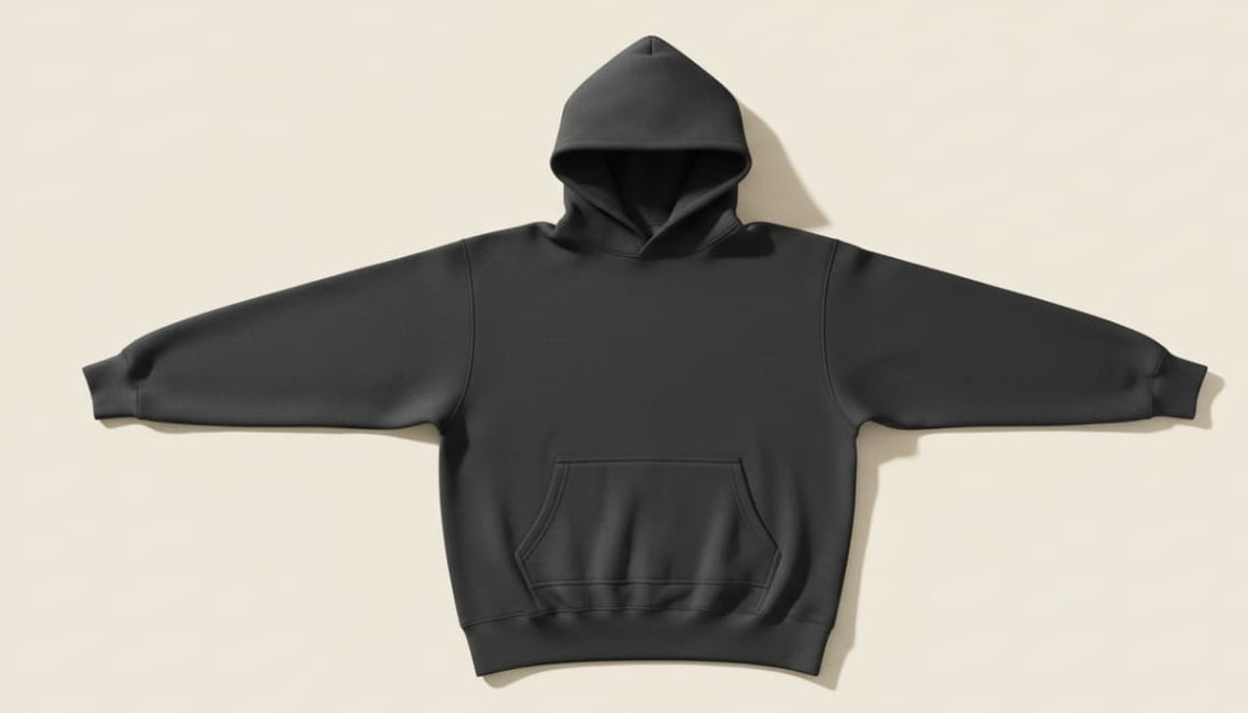 The Luxury Choice: Ultra-Soft Premium Fleece Hoodie – Midnight Edition