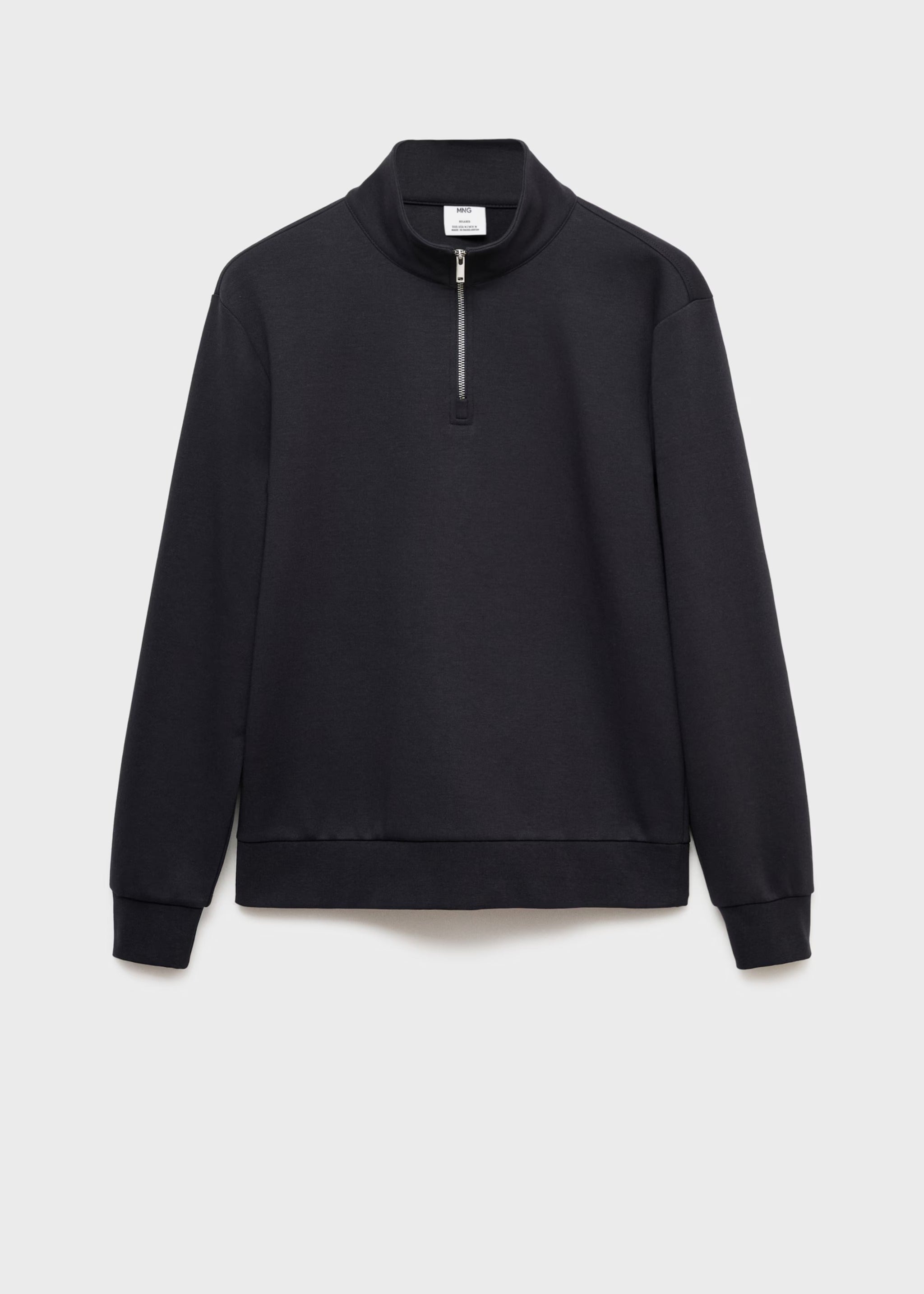 Cotton zip-up hoodie